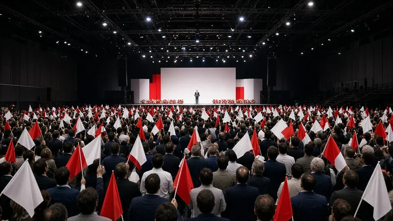 Público en un acto de precampaña en IFEMA