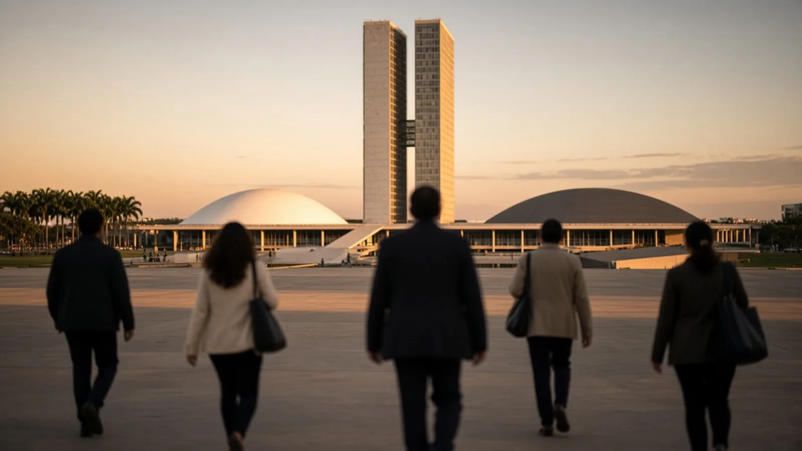 Hemiciclo del Senado de Brasil durante una votación